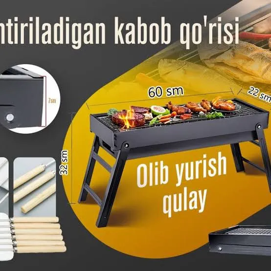 Yig‘iladigan Kabob Grili