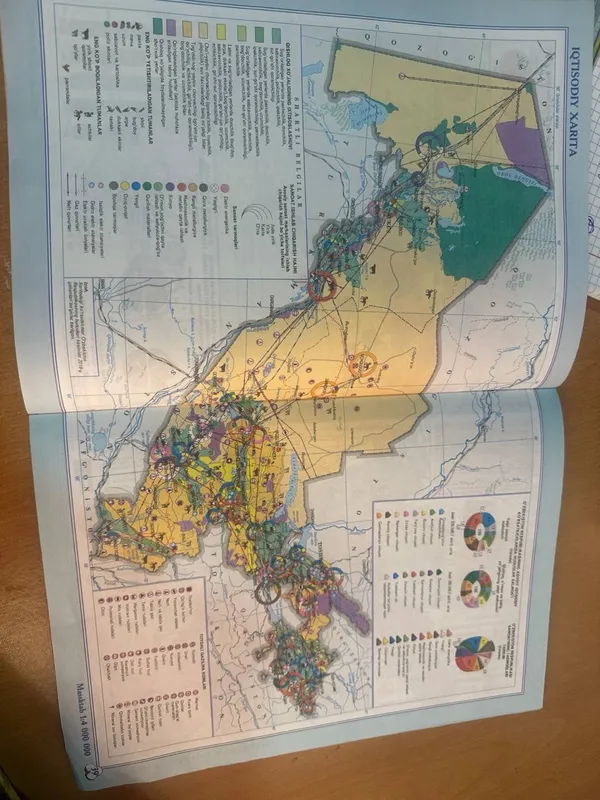 8-sinf Geografiya atlas va yozuvsiz xarita — фото 2