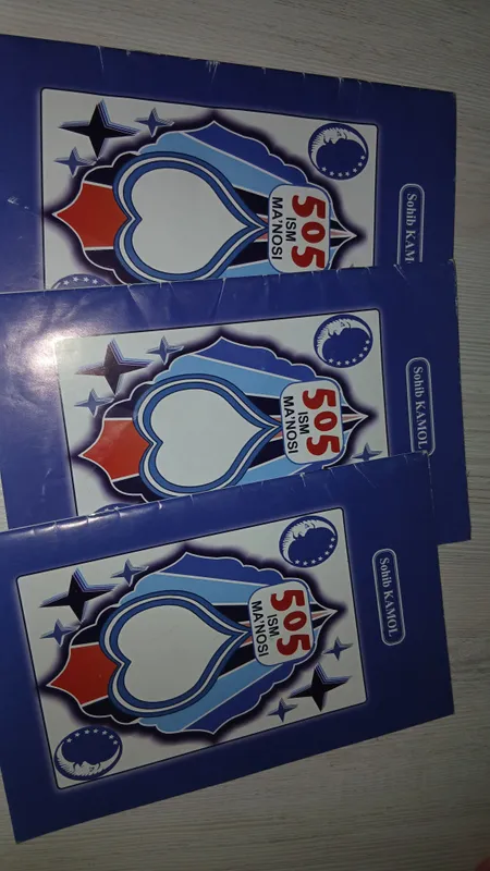 505 ta ism manolari bor kitob
