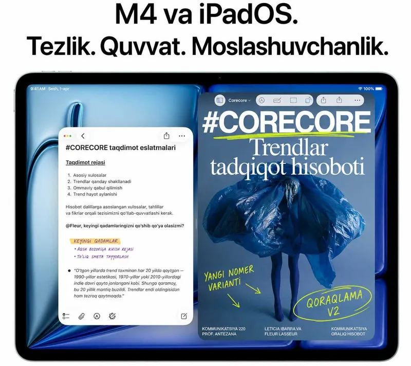 iPad Air 11″ M4, 128 GB 12GB (RAM-ОЗУ) 6