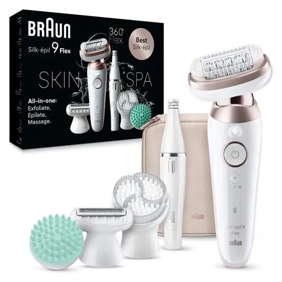 Эпилятор Braun Silk-epil 9 Flex SkinSpa 9-681 3D, — фото 1