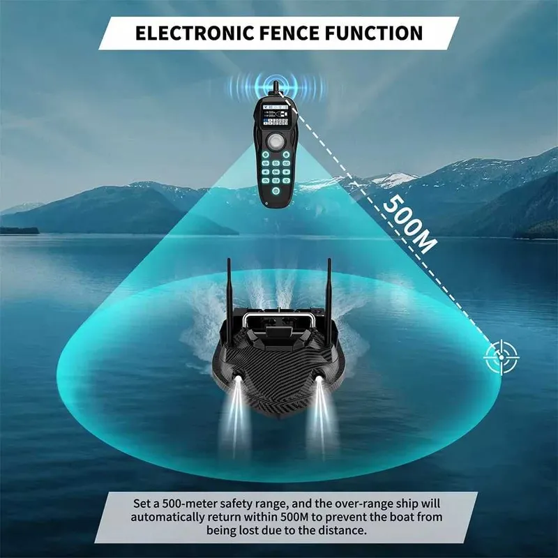 Прикормочный кораблик Flytec V803 pro gps — фото 3 Прикормочный кораблик Flytec V803 pro gps — фото 3