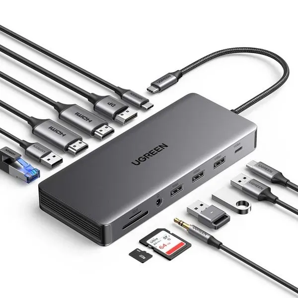 Док-станция UGREEN CM681 Revodok Pro 13-in-1