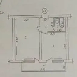 Продажа квартиры 2/2/4, Яшнабадский район (ул. Лисунова, ориентир: Корзинка) 1