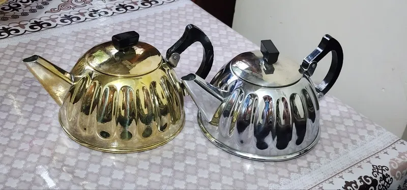 Саветские чайники новые никель латун