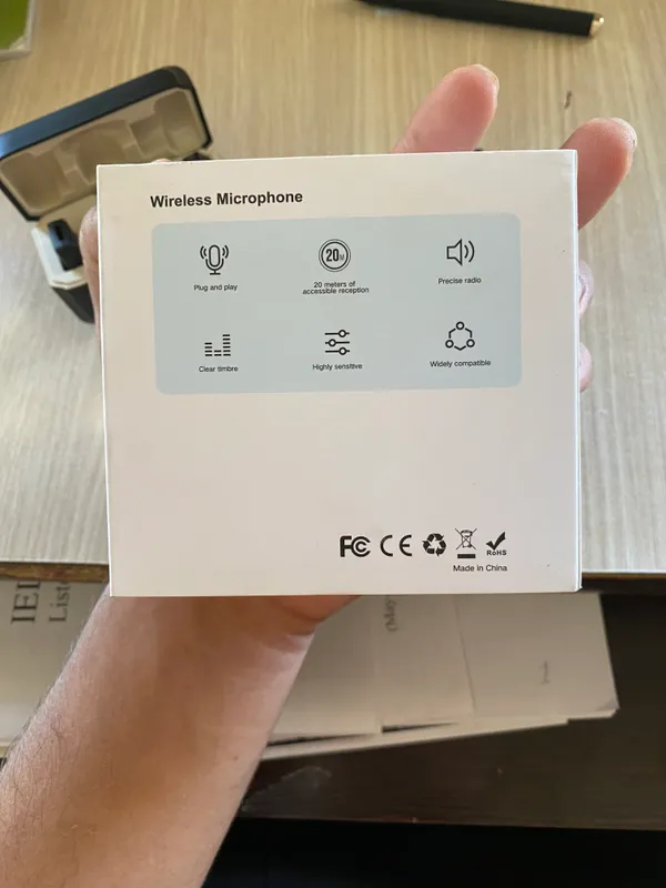 Симсиз микрофон (Wireless Microphone) 2.4G, янги 4