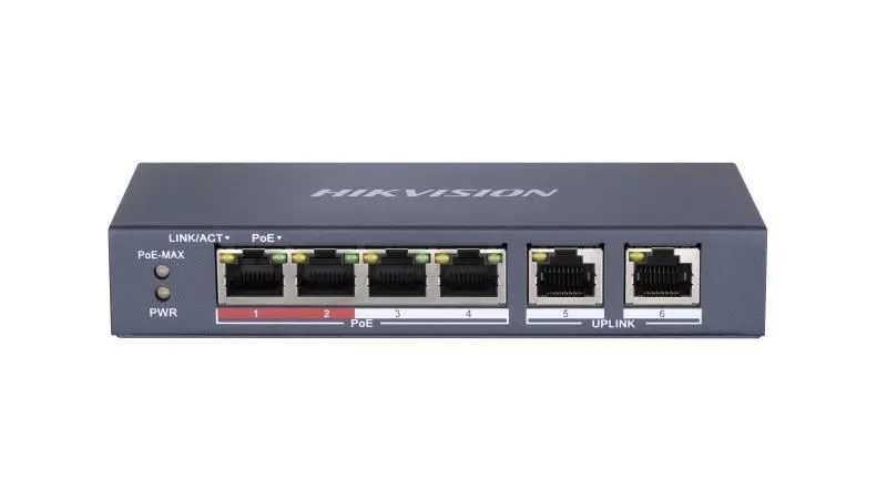 Коммутатор Hikvision POE DS-3E0106MP-E/M — фото 1