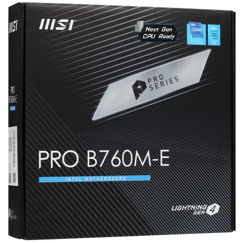 - Материнская плата MSI PRO B760M-E DDR5 3