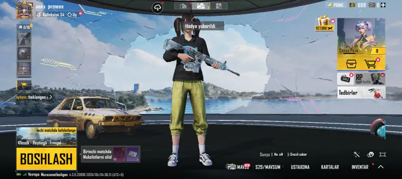 pubg akaunt 230.000 +300 uc bilan lednik 3 — фото 1