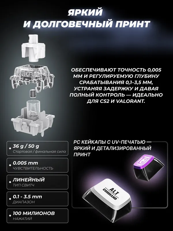 GravaStar Mercury V75 — магнитная клавиатура — фото 2