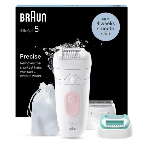 Эпилятор Braun Silk-epil 5 5-050, 2 режима, удаление волос — фото 1