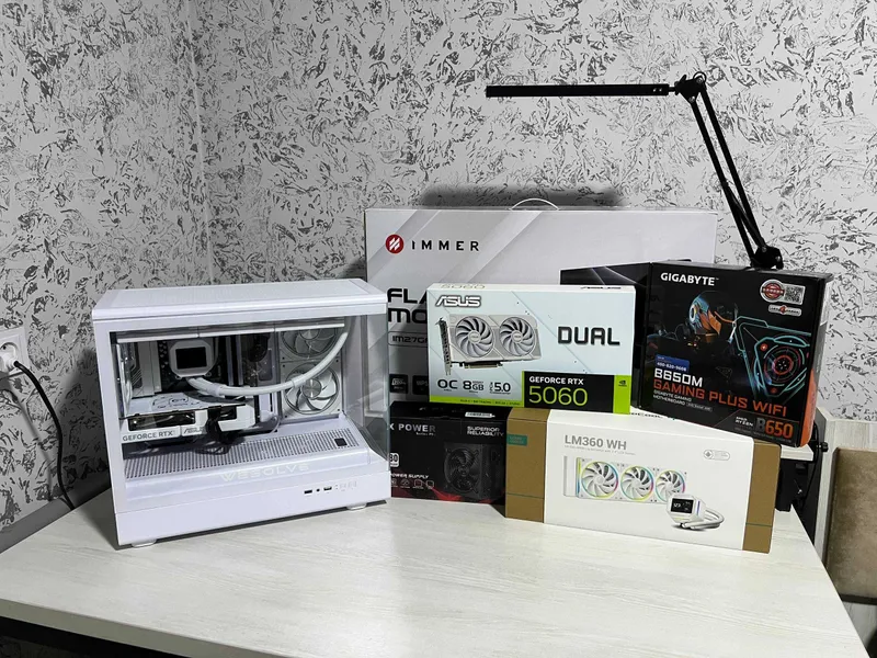 Kuchli Gaming Kompyuter Ryzen 5 7500F | RTX 5060 + 200Hz Monitor 1