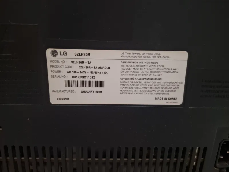 Телевизор LG 3
