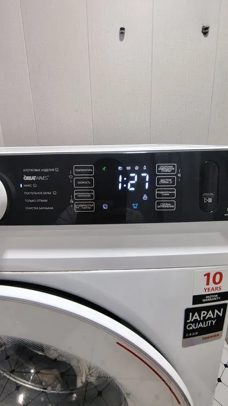 Стиральная машина Toshiba 9кг как новый made in Japan 5