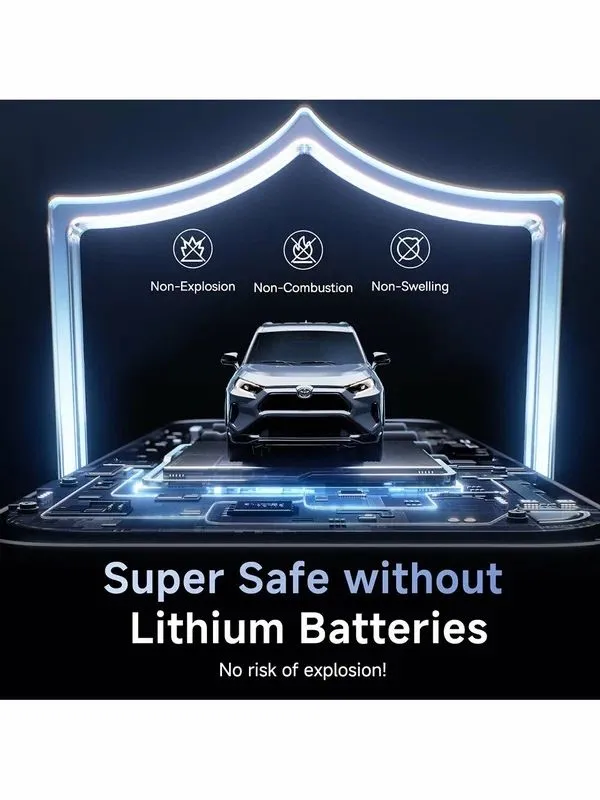 Авто стартер для автомобиля Baseus PrimeTrip VJ1 1200A 12000mAh — фото 3