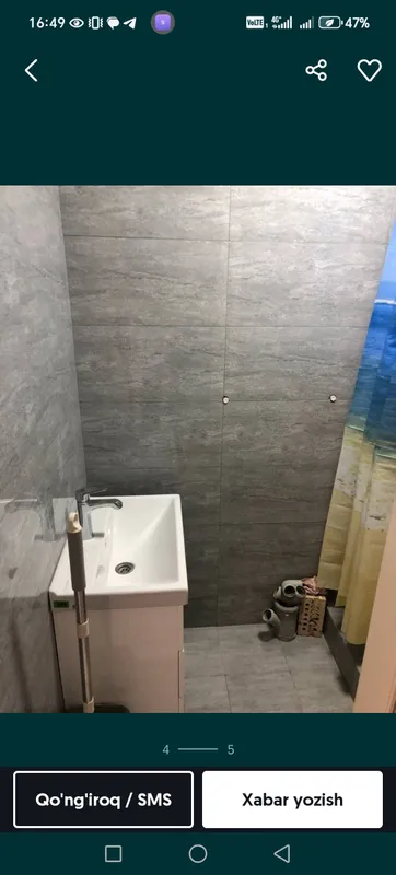 Mirobod quyliq bazori yonida kvartira beriladi 4