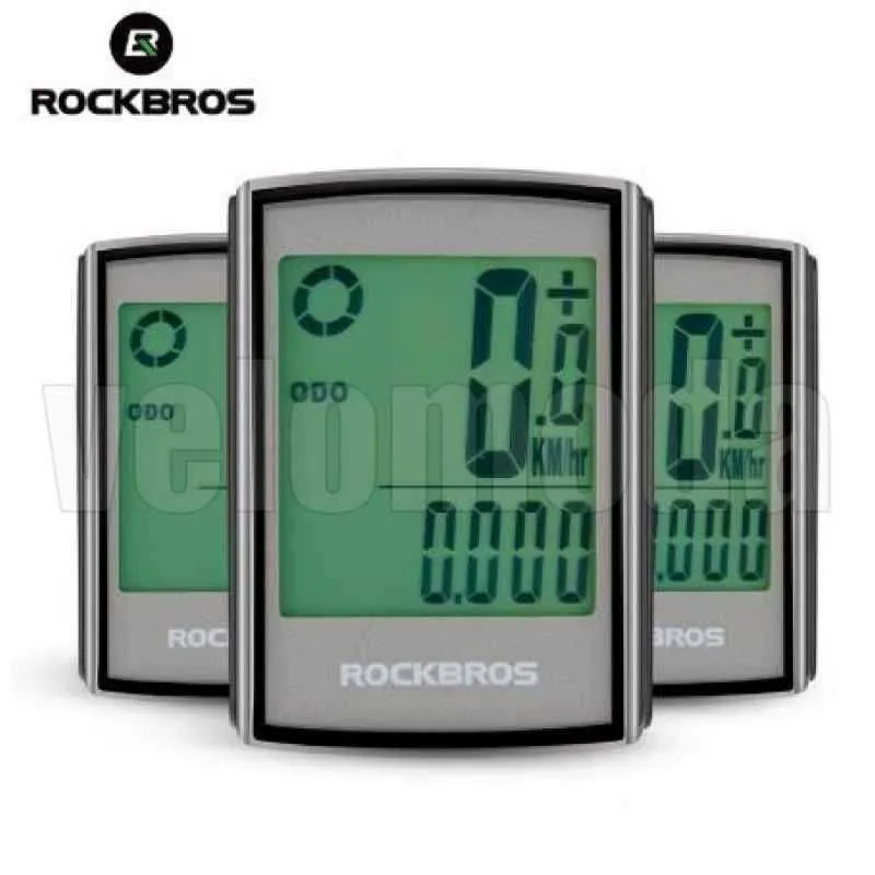 Вело компьютер ROCKBROS BC18-L21 беспроводной, с подсветкой.