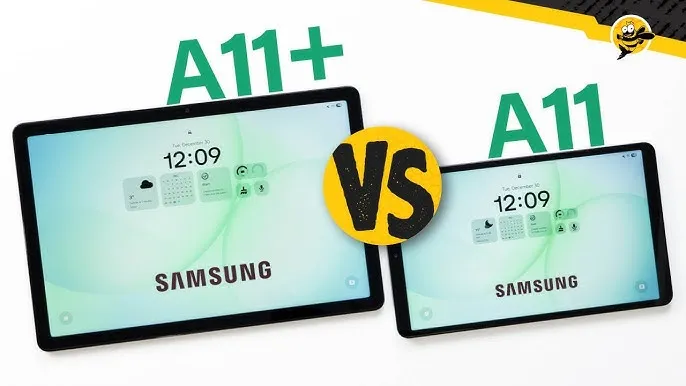 Samsung Tab A11 vs A11+ New 1