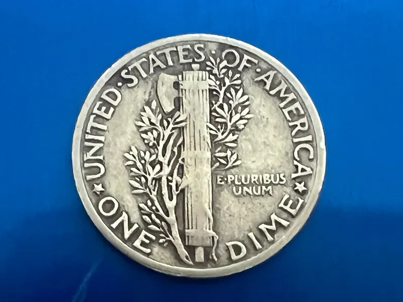 Mercury dime серебро — фото 2