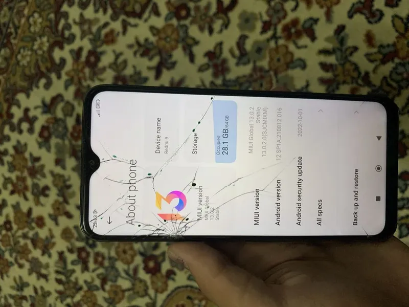 Redmi 9 radnoy hamma joyi usta kormagan ekranni shishasini alishtirsa — фото 3