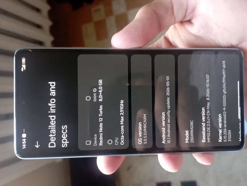 Redmi Note 12 Turbo 5