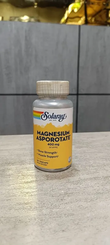Solaray magnesium asporotate 400mg 60 vegcaps