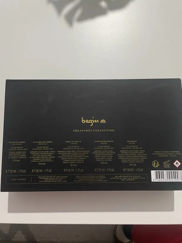 Набор нишевой парфюмерии Begim Treasures Collection (Made in France) 5