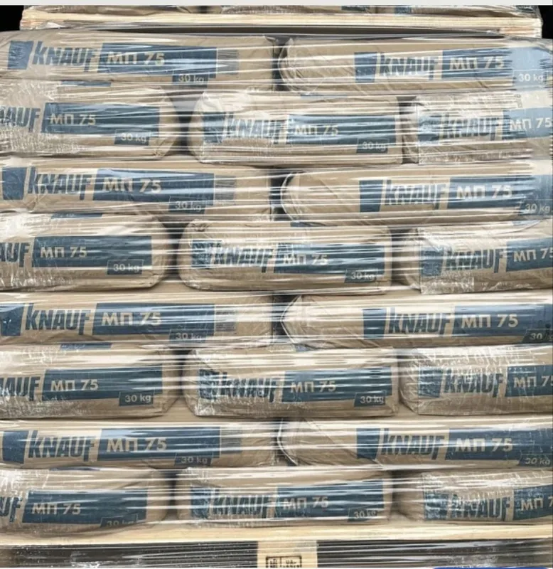 КНАУФ МП75 гипсовая штукатурка машинная штукатурка Knauf 7
