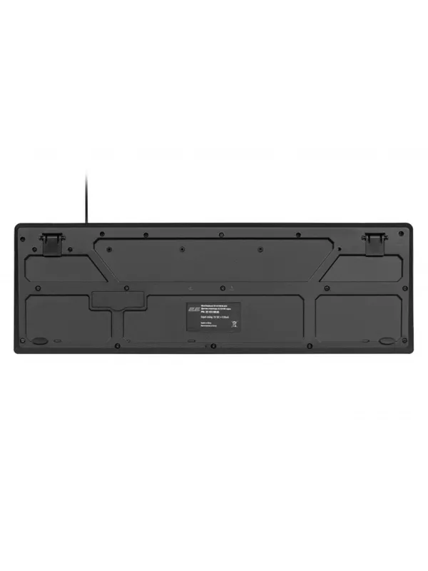 Проводная мембранная клавиатура 2E KS108 USB Black (2E-KS108UB) — фото 4