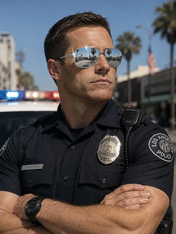 Солнцезащитные зеркальные очки Police Aviator. — фото 3