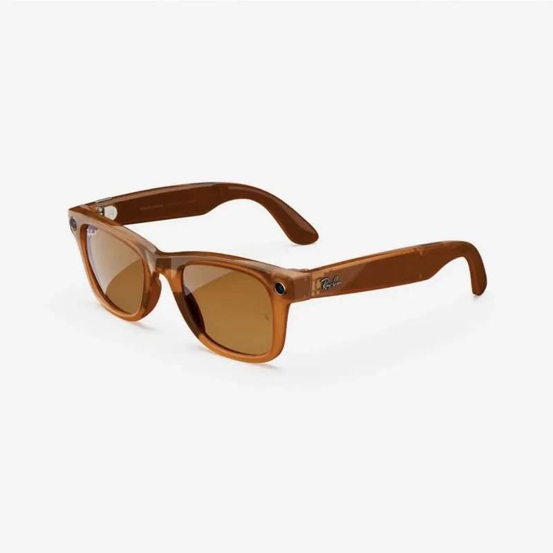 Ray Ban Meta Wayfarer Brown
