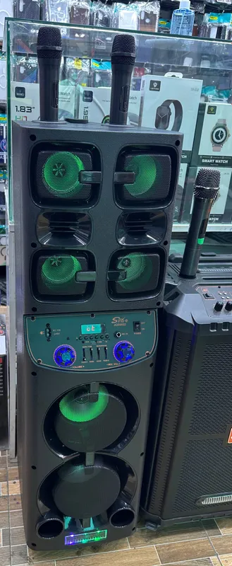 Sing-e JQS9602 portativ karaoke kalonkasi (RGB)
