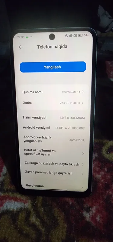 Redmi note 14 1