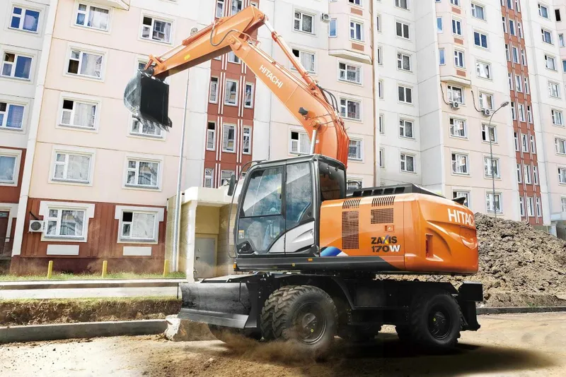 Колесный экскаватор Hitachi ZX170W-5A 4 Колесный экскаватор Hitachi ZX170W-5A 4