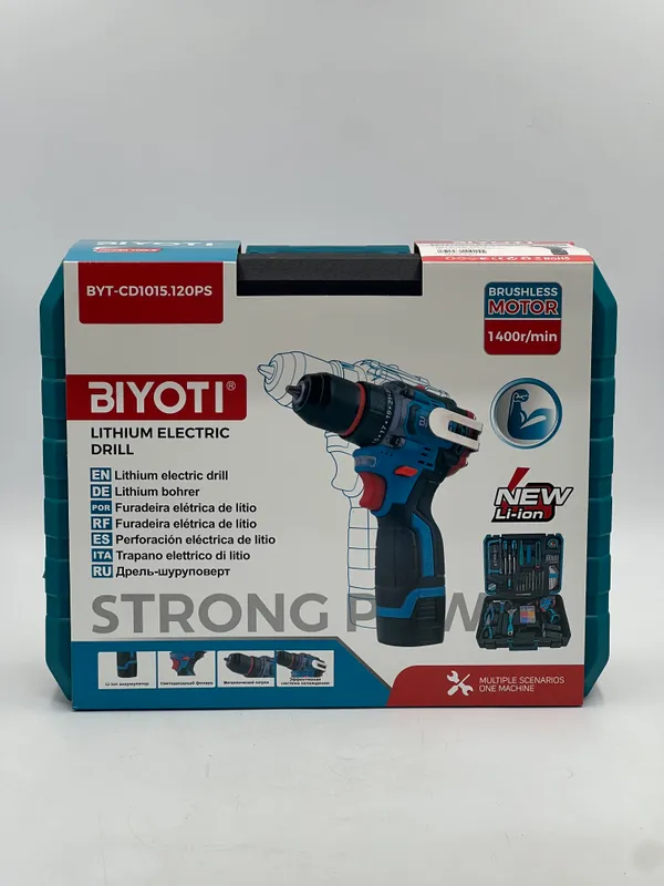 Шуруповерт Biyoti BYT-CD1015.120PC 1 Шуруповерт Biyoti BYT-CD1015.120PC 1