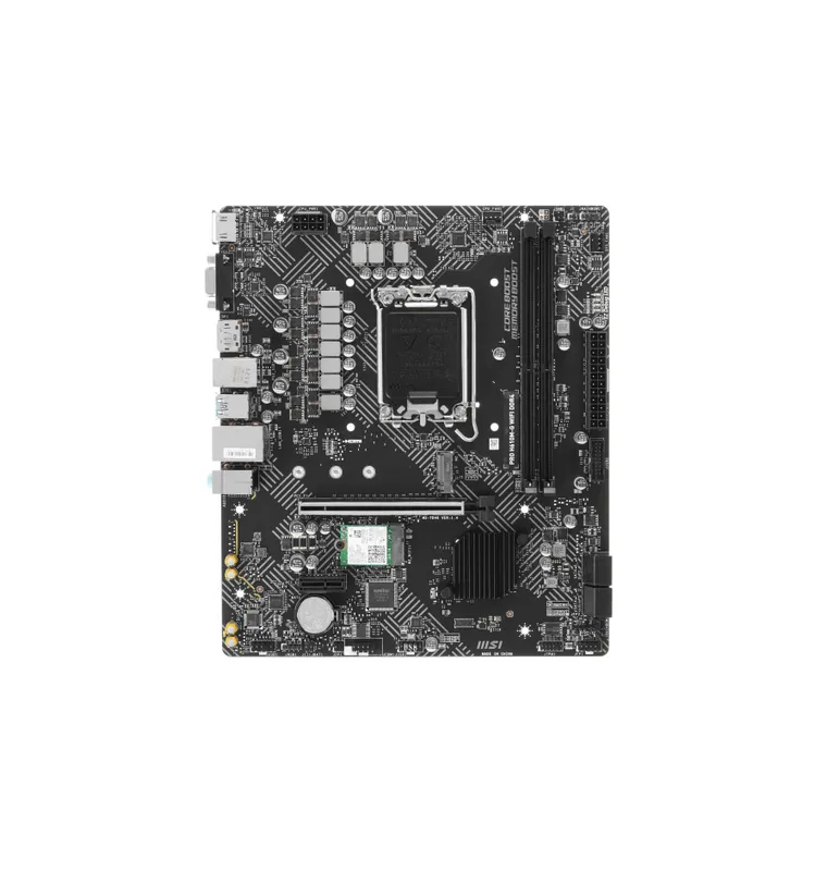 - Материнская плата MSI PRO H610M-G WIFI DDR4 1