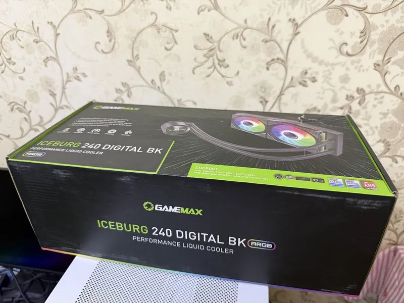 Система жидкостного охлаждения Gamemax Iceburg 240 digital BK ARGB — фото 2