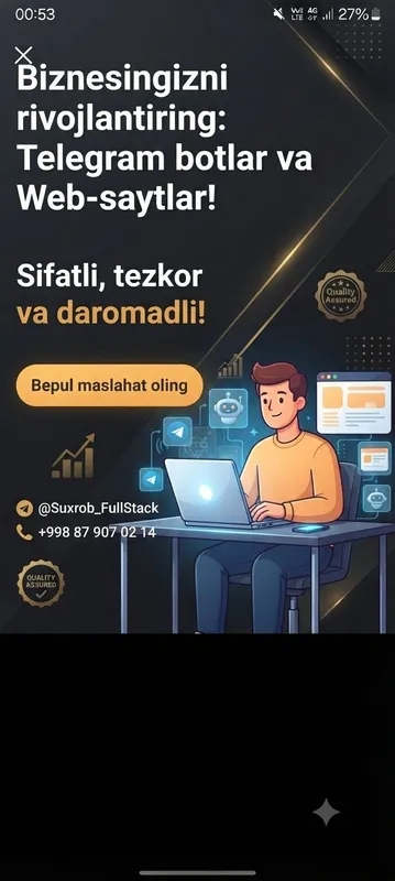 Ishlaringizni avtomatlashtirib, vaqtingizni tejashni xohlaysizmi? 2