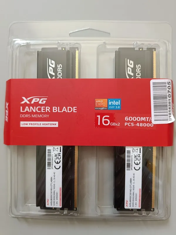 Оперативная память XPG Lancer blade DDR5 32GB 6000 новая. — фото 3