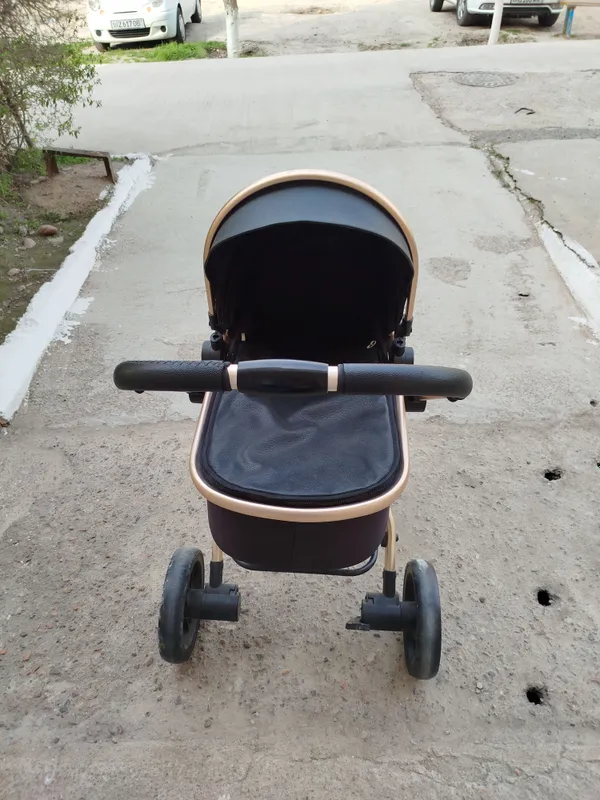 коляска кожанный — фото 1