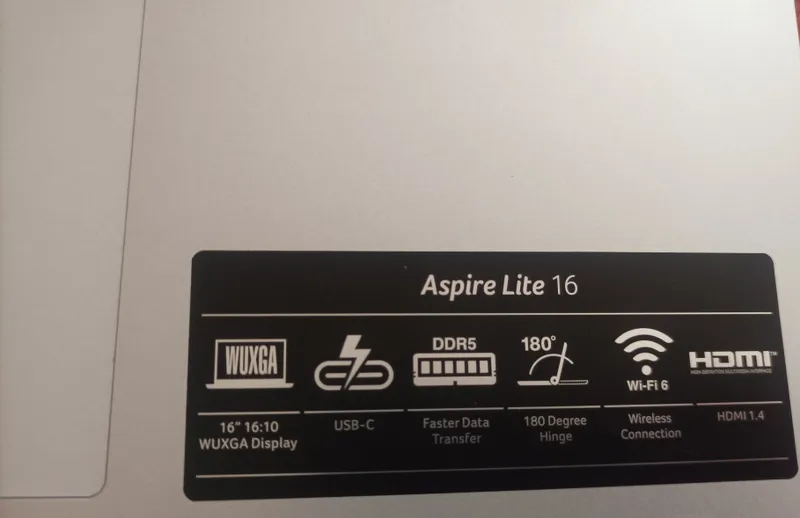 Yangi Acer Aspire Lite 16 noutbuki sotiladi — фото 2