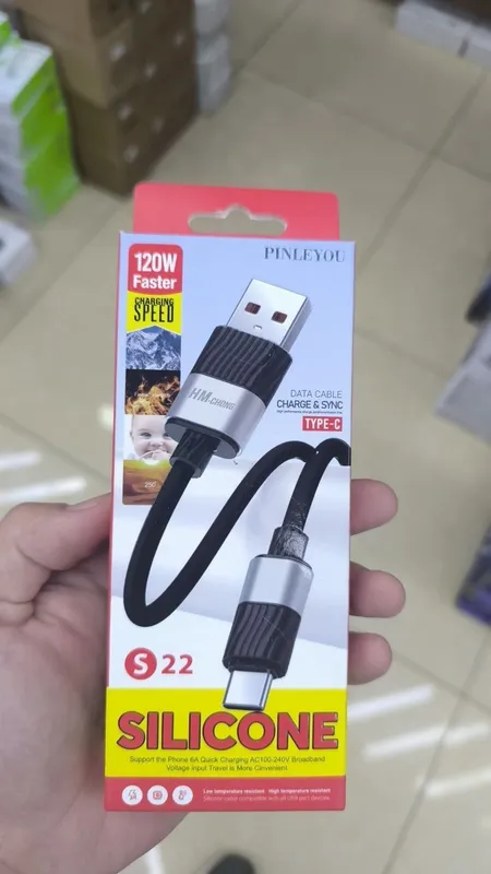 Type-C kabel, 120W tezkor zaryad, 1m. — фото 5