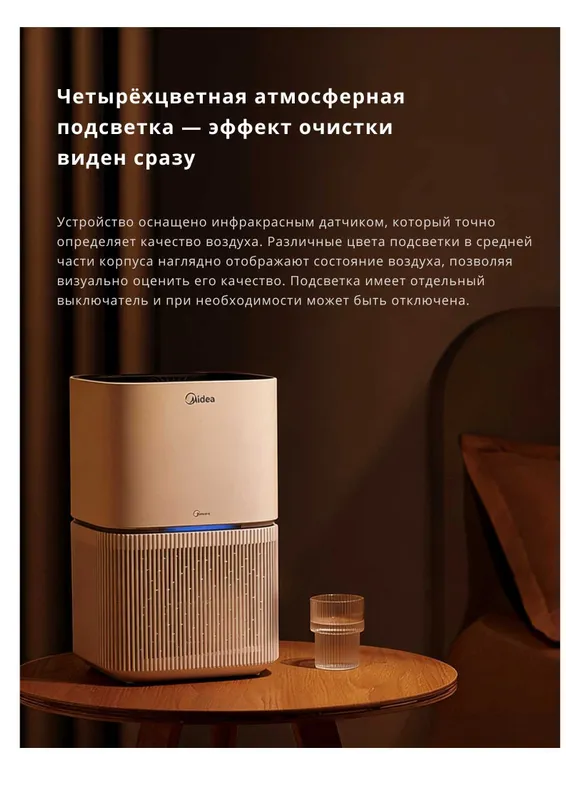 Очиститель воздуха Midea KJ200G-Z1 / Midea KJ200G-Z1 havo tozalagichi — фото 2
