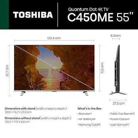Телевизор "Toshiba 50" DLED* 4K ULTRA HD + имеется доставка по городу — фото 2