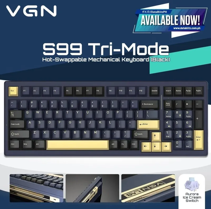 VGN S99 Wireless Hot-Swap Механическая Клавиатура