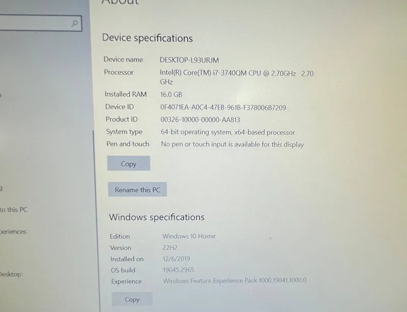 Dell precision m-4700 core i 7 3740 16gb — фото 5
