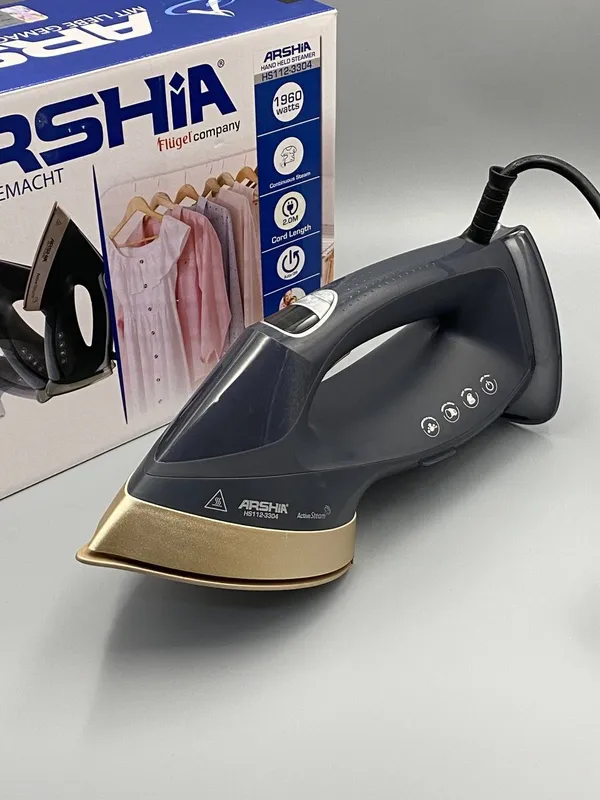 Arshia Handheld Steamer в черно-золотом исполнении 2