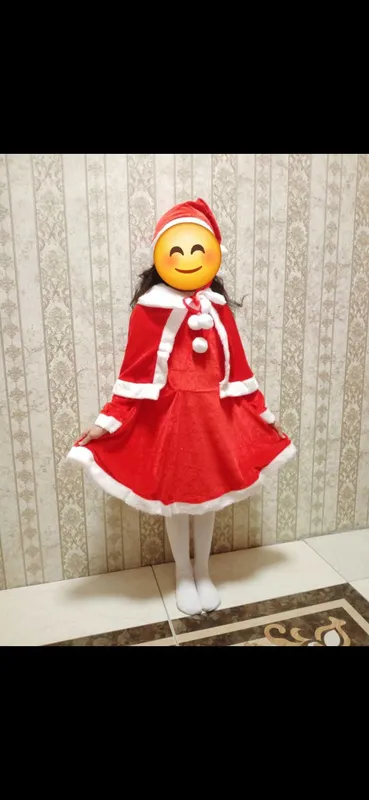 Santa kiyimi qiz bolalar uchun