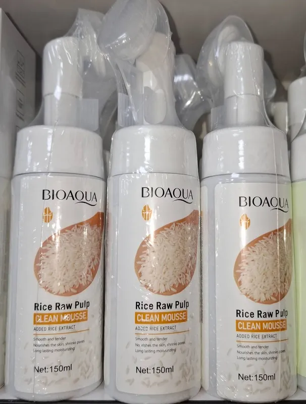 Пенка для умывания Bioaqua Rice Raw Pulp