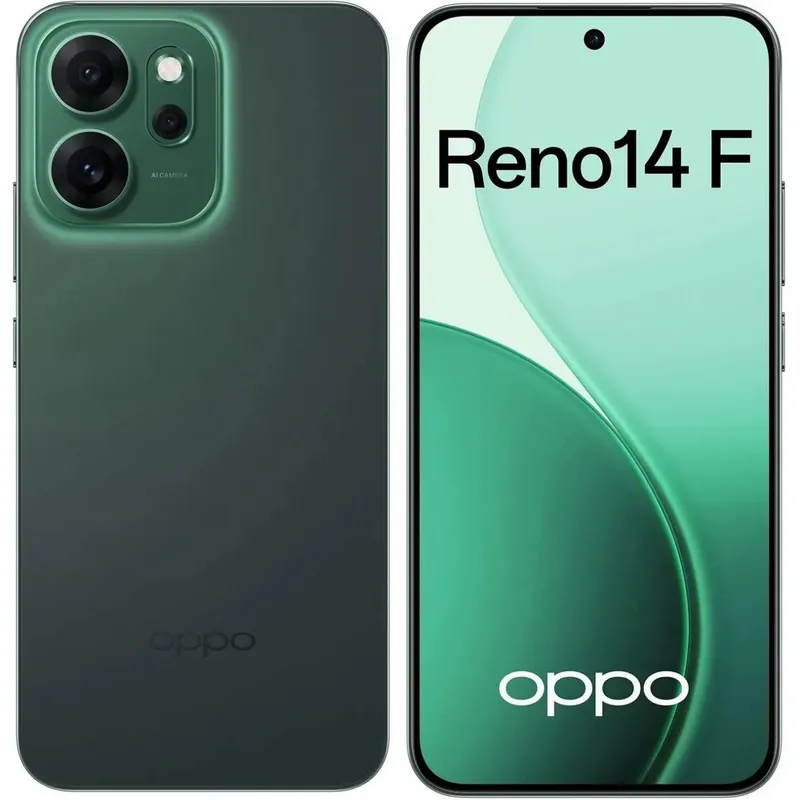 oppo reno 14F 256 gb green, full complect